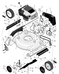 Part Location Diagram of F-000418L Murray Instruction Book